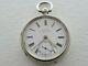 Antique Thomas Russell Solid Silver 18s Fusee Pocket Watch Needs Repair Rare