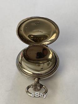 Antique Tiffany & Co. Triple Marked (Dial, Mvmt, Case) Silver Case Pocket Watch