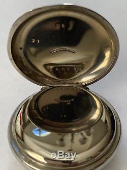 Antique Tiffany & Co. Triple Marked (Dial, Mvmt, Case) Silver Case Pocket Watch