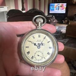 Antique Tissot Antimagnetique B. R. (E) Railway Pocket Watch 9276
