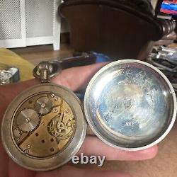 Antique Tissot Antimagnetique B. R. (E) Railway Pocket Watch 9276