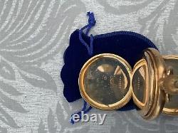 Antique Troy E Nicole Johannesburg Non-Magnetic Pocket Watch 10k Gold Plated