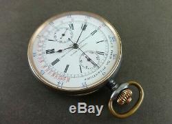 Antique ULYSSE NARDIN Medical Chronometer Openface 53mm Pocket Watch