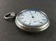 Antique Ulysse Nardin Pocket Watch Movement With 1-5 Scale On Dial. To Restore
