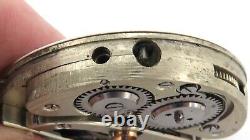 Antique Unbranded High Grade 16s Pocket Watch Movement & Dial