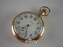 Antique VERY RARE 18s Waltham Pennsylvania Special 21 ruby jewel pocket watch