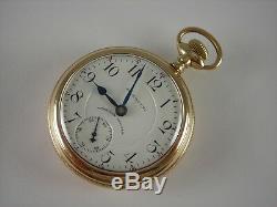 Antique VERY RARE 18s Waltham Railroad Time 17 ruby jewel pocket watch. 1898
