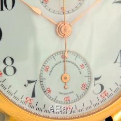 Antique Vacheron Constantin 30 Min. Chronograph Watch Solid 14k Yellow Gold Case