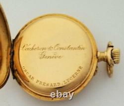 Antique Vacheron & Constantin Open Face 18K Yellow Gold Pocket Watch