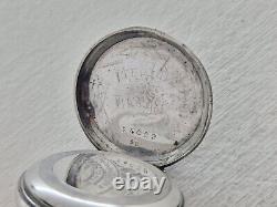 Antique Vacheron Geneve Small Silver Pocket Watch SPARES/REPAIR Rare 167