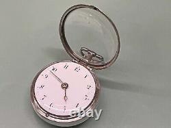 Antique Verge Pocket Watch Vall Plunkett Kells No. 154