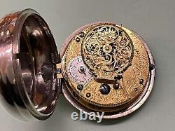 Antique Verge Pocket Watch Vall Plunkett Kells No. 154