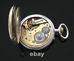 Antique Victoria, Cortebert Solid Silver Pocket Watch c. 1900 / montre gousset