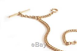 Antique Victorian 14K Solid Gold Pocket Watch Chain Fob
