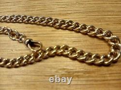 Antique Victorian 18ct Rose Rolled Gold Graduated Albert Pocket Watch Chain