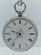 Antique Victorian Jb & Co Solid Silver Cased C Mathey Ladies Pocket Watch 4cm