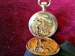 Antique Vintage Elgin Hunter Pocket Watch 1897