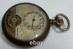 Antique Vintage Hebdomas 8 Jours Pocket watch