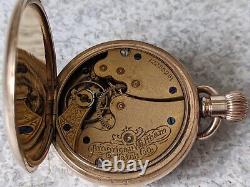 Antique / Vintage Pocket Watch Gold Plated Waltham 3 CM Ticks Away