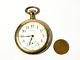 Antique Waltham Usa Gold Plated Slim Pocket Watch Working Screw Off Back #pw16
