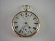 Antique W. Ehrhardt 17 Jewels Fusee Key Wind Pocket Watch With Wind Indicator