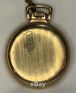 Antique Waltham 10kt Yellow Gold Filled Non-Running Pocket Watch with Chain