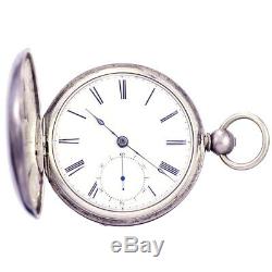Antique Waltham Keywind Pocket Watch CA1857 Early Dennison Howard and Davis