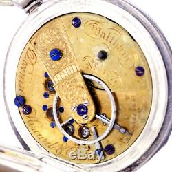 Antique Waltham Keywind Pocket Watch CA1857 Early Dennison Howard and Davis