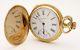 Antique Waltham Ladies Pocket Watch 14k Gold Solid Hunter Case Model 1891