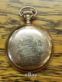 Antique Waltham Pocket Watch 17 Jewels 18 Size P. S. Bartlett Adj Fancy Dial 1907