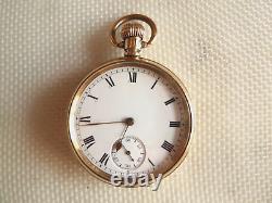 Antique Waltham pocket watch 15jewels just serviced gold filled case