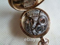 Antique Waltham pocket watch 15jewels just serviced gold filled case