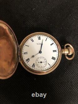 Antique Waltham traveler pocket watch Working