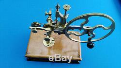 Antique Watchmaker Jewelers Rounding Up Tool Gear Wheel Cutter Lathe Tool