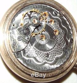Antique Working 1904 SOUTH BEND 17J Gold G. F. Pocket Watch 18s with Fancy Dial 340