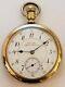 Antique Working 1911 Hamilton Alfred Anderson 17j Gents Gold Gf Pocket Watch 16s