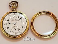 Antique Working 1911 HAMILTON Alfred Anderson 17J Gents Gold GF Pocket Watch 16s