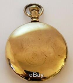 Antique Working 1911 HAMILTON Alfred Anderson 17J Gents Gold GF Pocket Watch 16s
