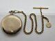 Antique Working 1926 Elgin Gents Deco Gold G. F. Full Hunter Pocket Watch Withchain