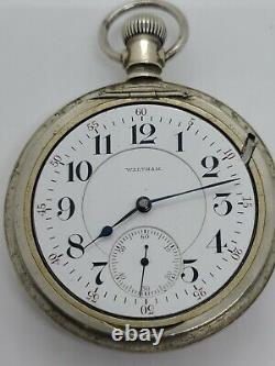 Antique Working Model 1892 WALTHAM Crescent St. 21J Railroad RR Pocket Watch 18s