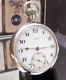 Antique Ww2 Swiss Rolex 40's Military Pocket Watch Back Up Chronometer Serviced