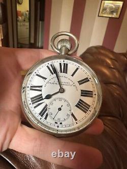 Antique and Large Pocket Watch GOLIATH J. C. VICKERY