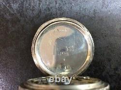 Antique c. 1920s Swiss Made. 935 Silver Ladies Open Face Pocket Fob Watch D. F. &C
