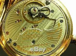 Antique original 18s Rockford 918 Rail Road pocket watch 1900. Beautiful case