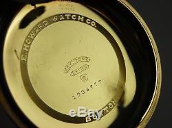 Antique original E. Howard Series 11 Railroad chronometer 21j pocket watch 1915