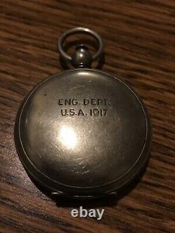 Antique pocket Compass Watch Style 1917 World War I