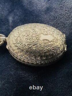 Antique pocket watch Solid Silver 1909 Stockwell & Co George Stockwell Working