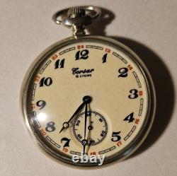 Antique pocket watch for men CORSAR 18 Steine pocket German's Vintage Watch