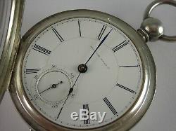 Antique rare 18s Waltham Appleton Tracy 1859 model key wind pocket watch
