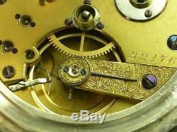 Antique rare 18s Waltham Appleton Tracy 1859 model key wind pocket watch